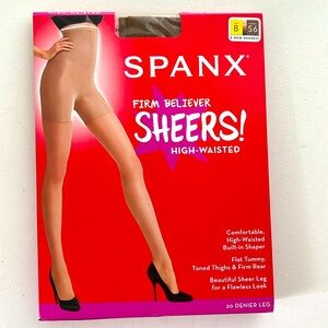 SPANX Firm Believer Sheers, Size B, Color S6
